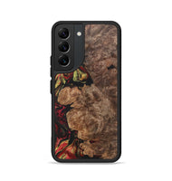 Galaxy S22 Wood+Resin Phone Case - Haylee (Red, 700962)