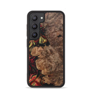 Galaxy S23 Wood+Resin Phone Case - Haylee (Red, 700962)