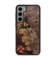 Galaxy S23 Plus Wood+Resin Phone Case - Haylee (Red, 700962)