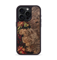 iPhone 15 Pro Wood+Resin Phone Case - Haylee (Red, 700962)