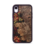 iPhone Xr Wood+Resin Phone Case - Haylee (Red, 700962)