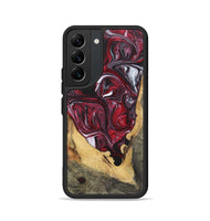 Galaxy S22 Wood+Resin Phone Case - Teagan (Red, 700965)