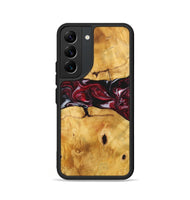 Galaxy S22 Wood+Resin Phone Case - Ashlyn (Red, 700968)