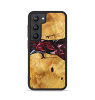 Galaxy S23 Wood+Resin Phone Case - Ashlyn (Red, 700968)