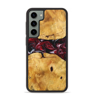 Galaxy S23 Plus Wood+Resin Phone Case - Ashlyn (Red, 700968)