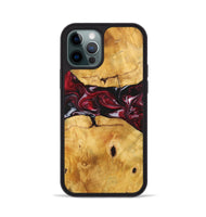 iPhone 12 Pro Wood+Resin Phone Case - Ashlyn (Red, 700968)
