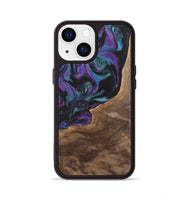 iPhone 13 Wood+Resin Phone Case - Joni (Purple, 700972)
