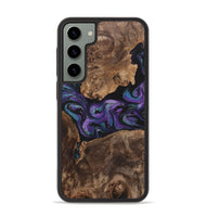 Galaxy S23 Plus Wood+Resin Phone Case - Charlotte (Purple, 700973)