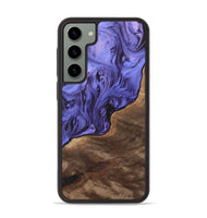 Galaxy S23 Plus Wood+Resin Phone Case - Felicity (Purple, 700975)