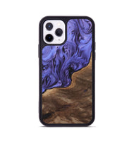 iPhone 11 Pro Wood+Resin Phone Case - Felicity (Purple, 700975)