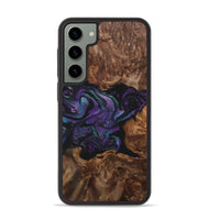 Galaxy S23 Plus Wood+Resin Phone Case - Esmeralda (Purple, 700977)