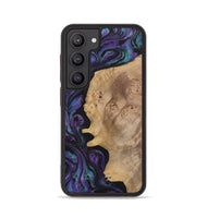 Galaxy S23 Wood+Resin Phone Case - Agnes (Purple, 700978)