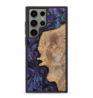 Galaxy S23 Ultra Wood+Resin Phone Case - Agnes (Purple, 700978)