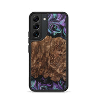 Galaxy S22 Wood+Resin Phone Case - Amina (Purple, 700983)