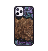 iPhone 11 Pro Wood+Resin Phone Case - Amina (Purple, 700983)