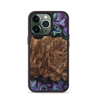 iPhone 13 Pro Wood+Resin Phone Case - Amina (Purple, 700983)