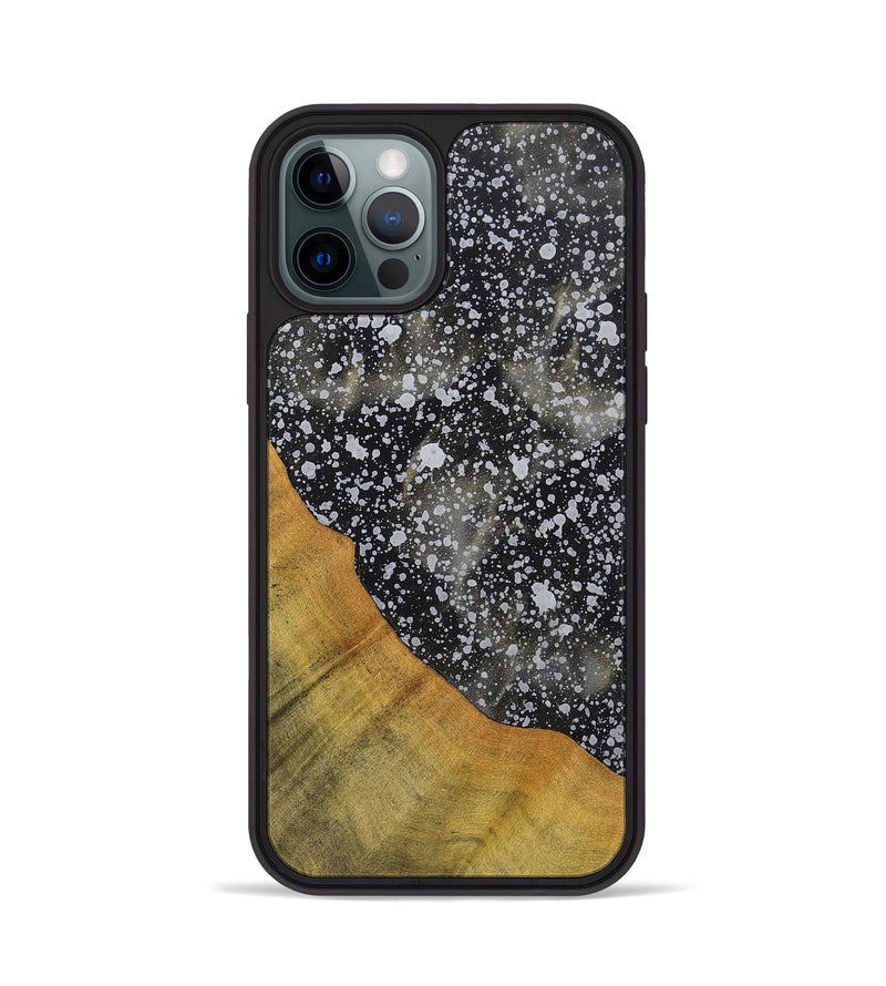 iPhone 12 Pro Wood+Resin Phone Case - Agnes (Cosmos, 700997)