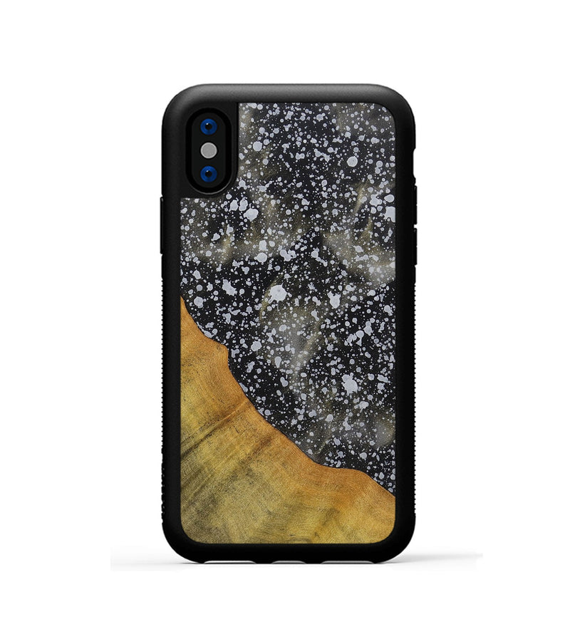 iPhone Xs Wood+Resin Phone Case - Agnes (Cosmos, 700997)