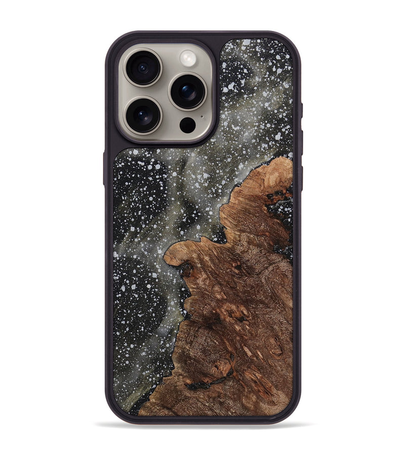 iPhone 15 Pro Max Wood+Resin Phone Case - Gloria (Cosmos, 701003)