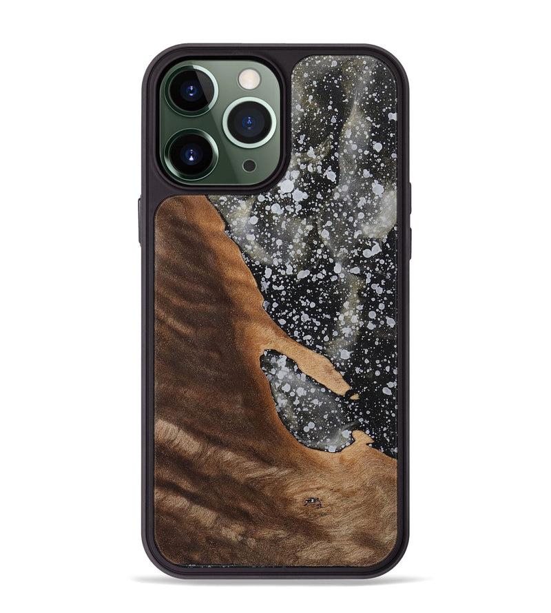 iPhone 13 Pro Max Wood+Resin Phone Case - Charlee (Cosmos, 701005)