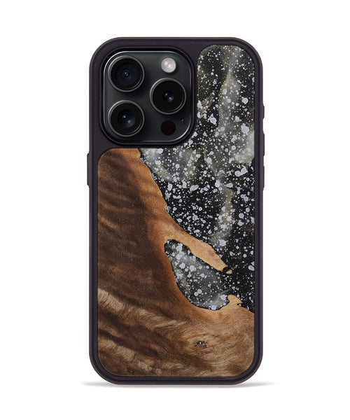 iPhone 15 Pro Wood+Resin Phone Case - Charlee (Cosmos, 701005)