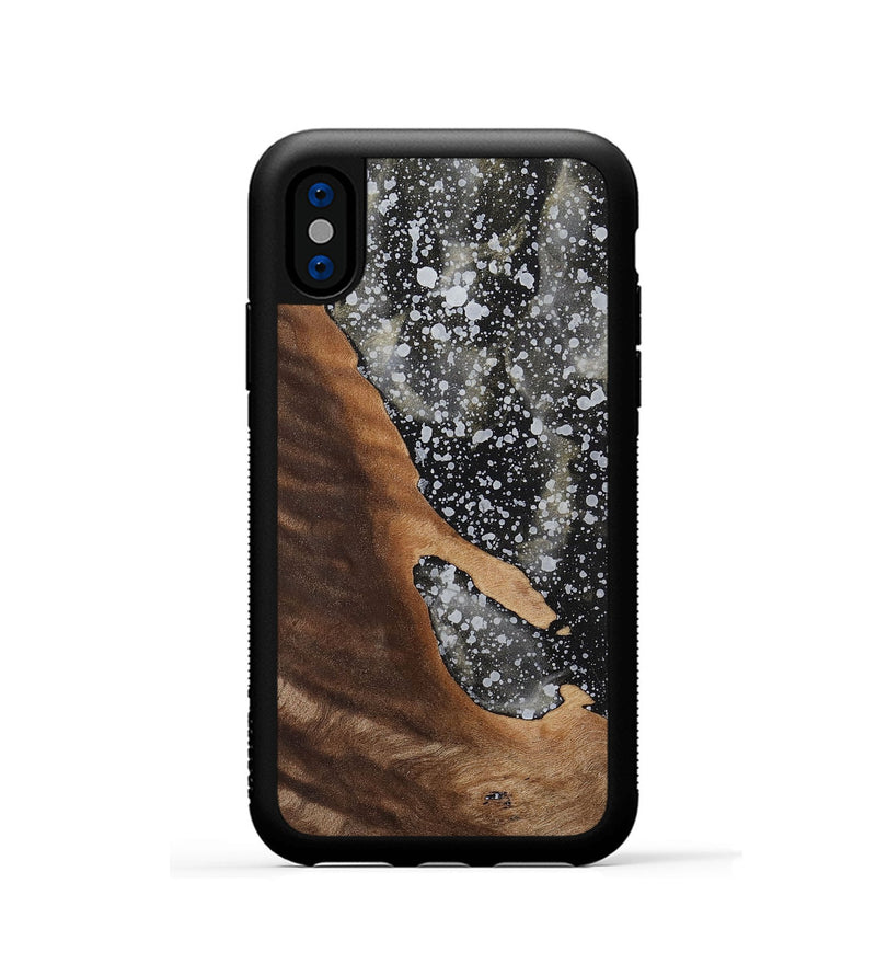 iPhone Xs Wood+Resin Phone Case - Charlee (Cosmos, 701005)