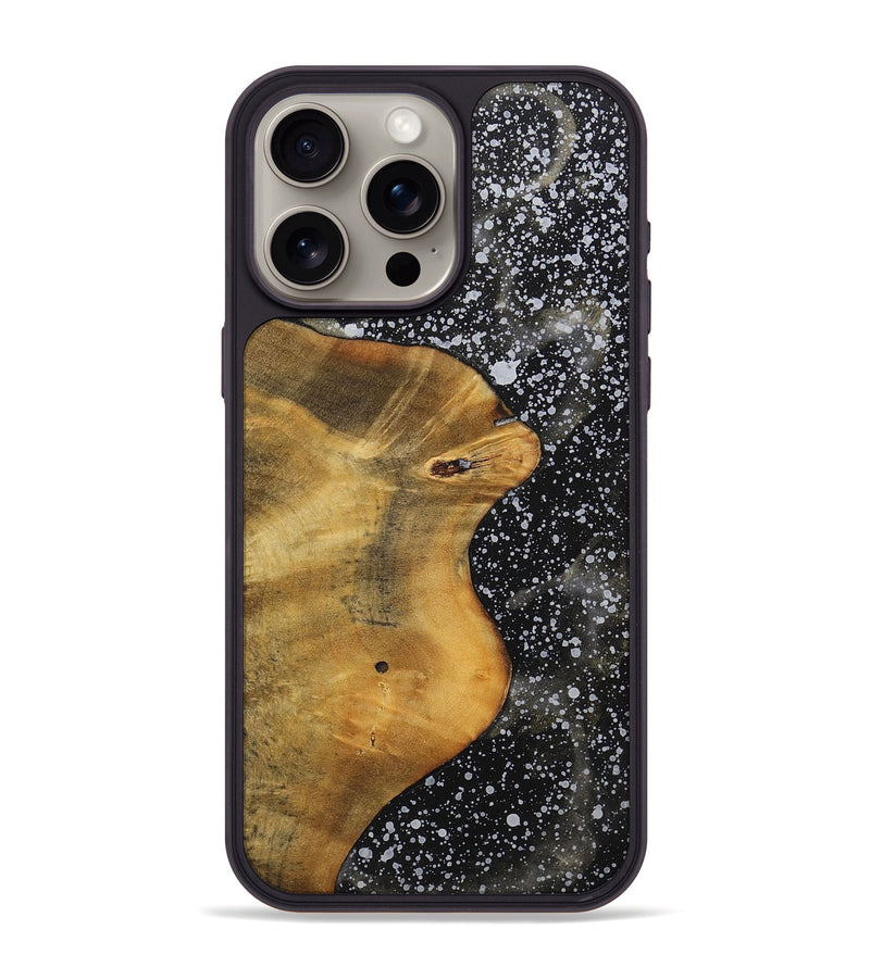iPhone 15 Pro Max Wood+Resin Phone Case - Hallie (Cosmos, 701021)