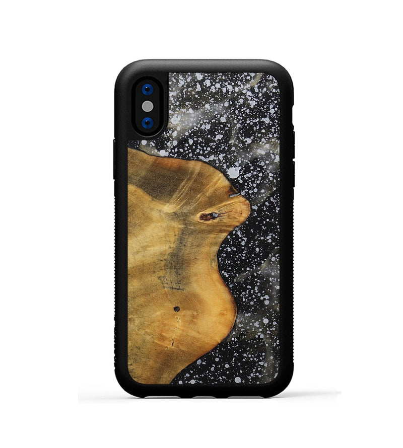iPhone Xs Wood+Resin Phone Case - Hallie (Cosmos, 701021)