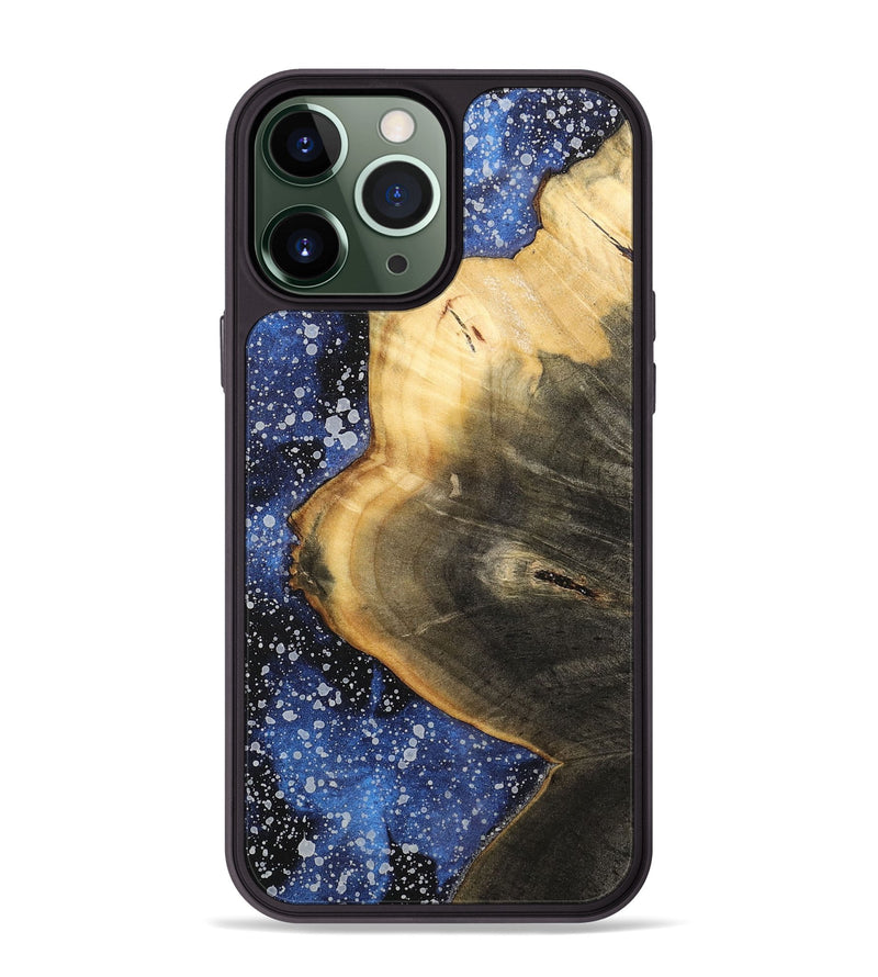 iPhone 13 Pro Max Wood+Resin Phone Case - Megan (Cosmos, 701030)