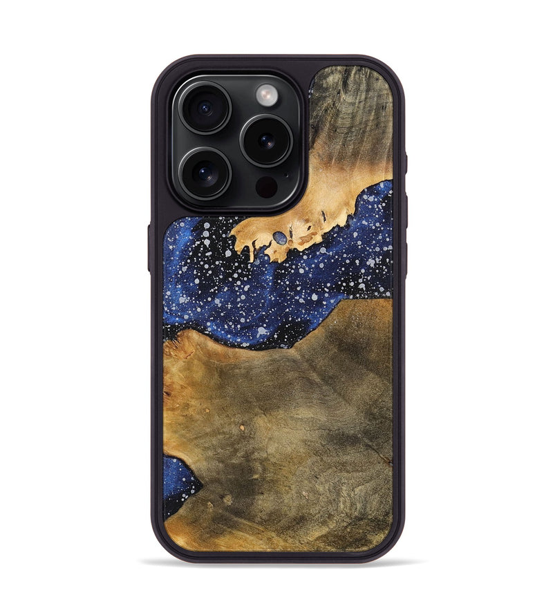 iPhone 15 Pro Wood+Resin Phone Case - Journey (Cosmos, 701035)