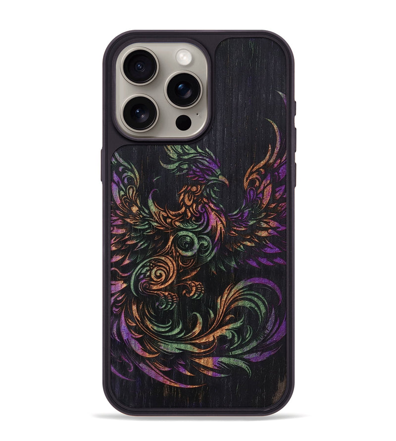 iPhone 15 Pro Max Wood+Resin Phone Case - Adelyn (Pattern, 701038)