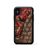iPhone Xs Wood+Resin Phone Case - Danna (Pattern, 701052)