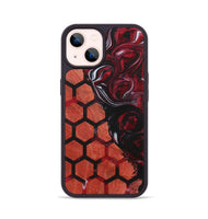 iPhone 14 Wood+Resin Phone Case - Sam (Pattern, 701054)