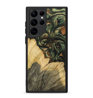 Galaxy S22 Ultra Wood+Resin Phone Case - Guy (Green, 701061)