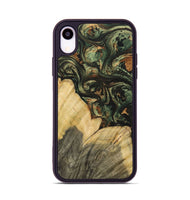 iPhone Xr Wood+Resin Phone Case - Guy (Green, 701061)
