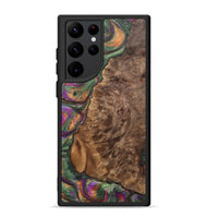 Galaxy S22 Ultra Wood+Resin Phone Case - Lyla (Green, 701071)