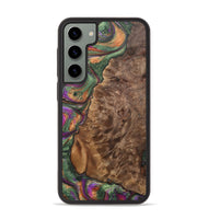 Galaxy S23 Plus Wood+Resin Phone Case - Lyla (Green, 701071)