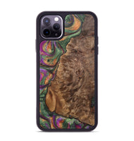 iPhone 11 Pro Max Wood+Resin Phone Case - Lyla (Green, 701071)