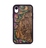 iPhone Xr Wood+Resin Phone Case - Lyla (Green, 701071)