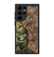 Galaxy S22 Ultra Wood+Resin Phone Case - Terrell (Green, 701075)