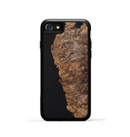 iPhone SE Wood+Resin Phone Case - Kaelyn (Pure Black, 701126)