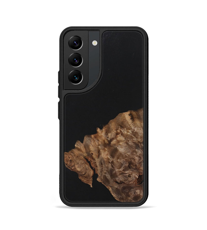 Galaxy S22 Wood+Resin Phone Case - Isla (Pure Black, 701132)