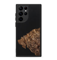 Galaxy S22 Ultra Wood+Resin Phone Case - Isla (Pure Black, 701132)