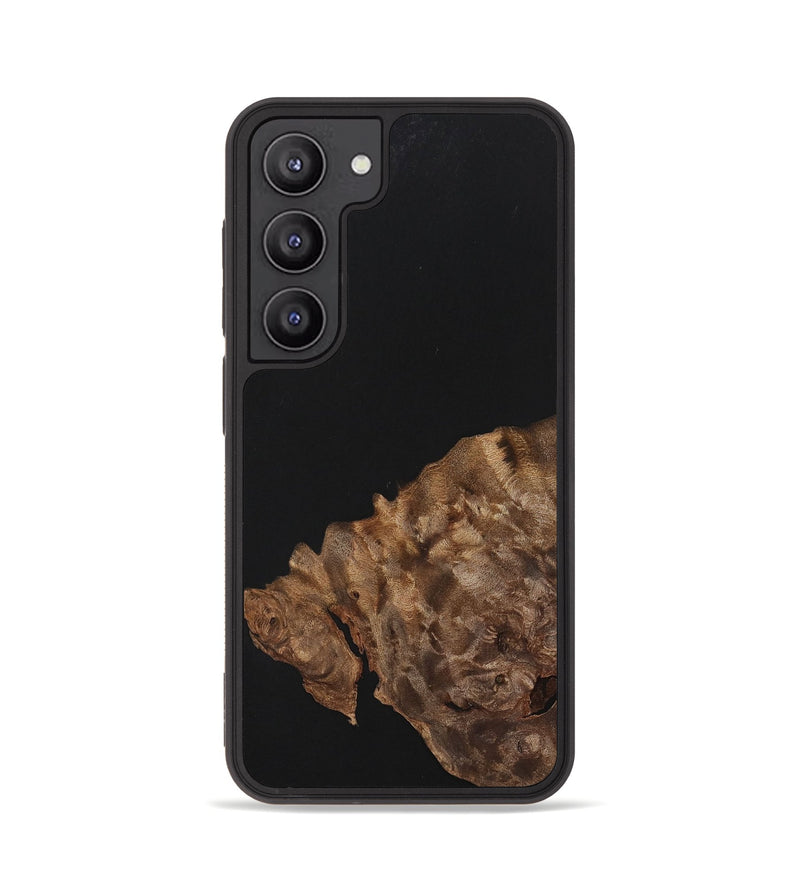 Galaxy S23 Wood+Resin Phone Case - Isla (Pure Black, 701132)