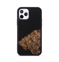 iPhone 11 Pro Wood+Resin Phone Case - Isla (Pure Black, 701132)