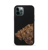 iPhone 12 Pro Wood+Resin Phone Case - Isla (Pure Black, 701132)