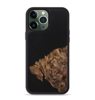 iPhone 13 Pro Max Wood+Resin Phone Case - Isla (Pure Black, 701132)