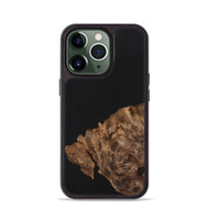 iPhone 13 Pro Wood+Resin Phone Case - Isla (Pure Black, 701132)