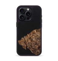 iPhone 15 Pro Wood+Resin Phone Case - Isla (Pure Black, 701132)