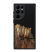 Galaxy S22 Ultra Wood+Resin Phone Case - Eloise (Pure Black, 701134)